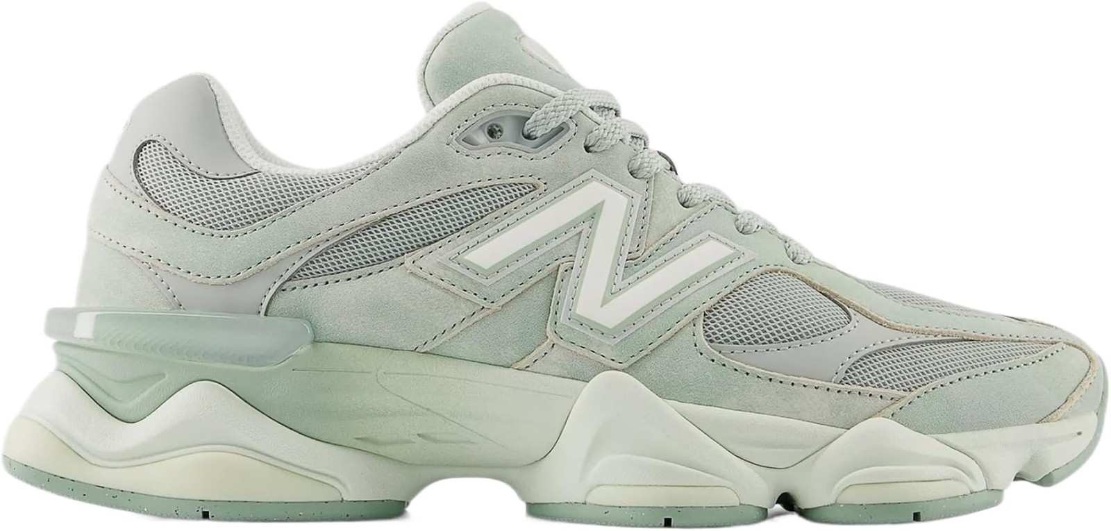 New Balance 9060 Shoes – Mosaic Green/Sea Salt – Mosaic Green/Sea Salt – 10