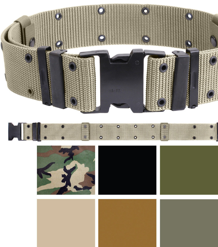 Pistol Belt Military Style Tactical Quick Release Nylon Pistol Web Belt you choo
