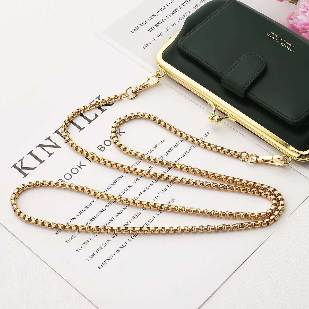 Replacement Purse Chain Strap Handle Shoulder Crossbody Handbag Bag Metal Chain