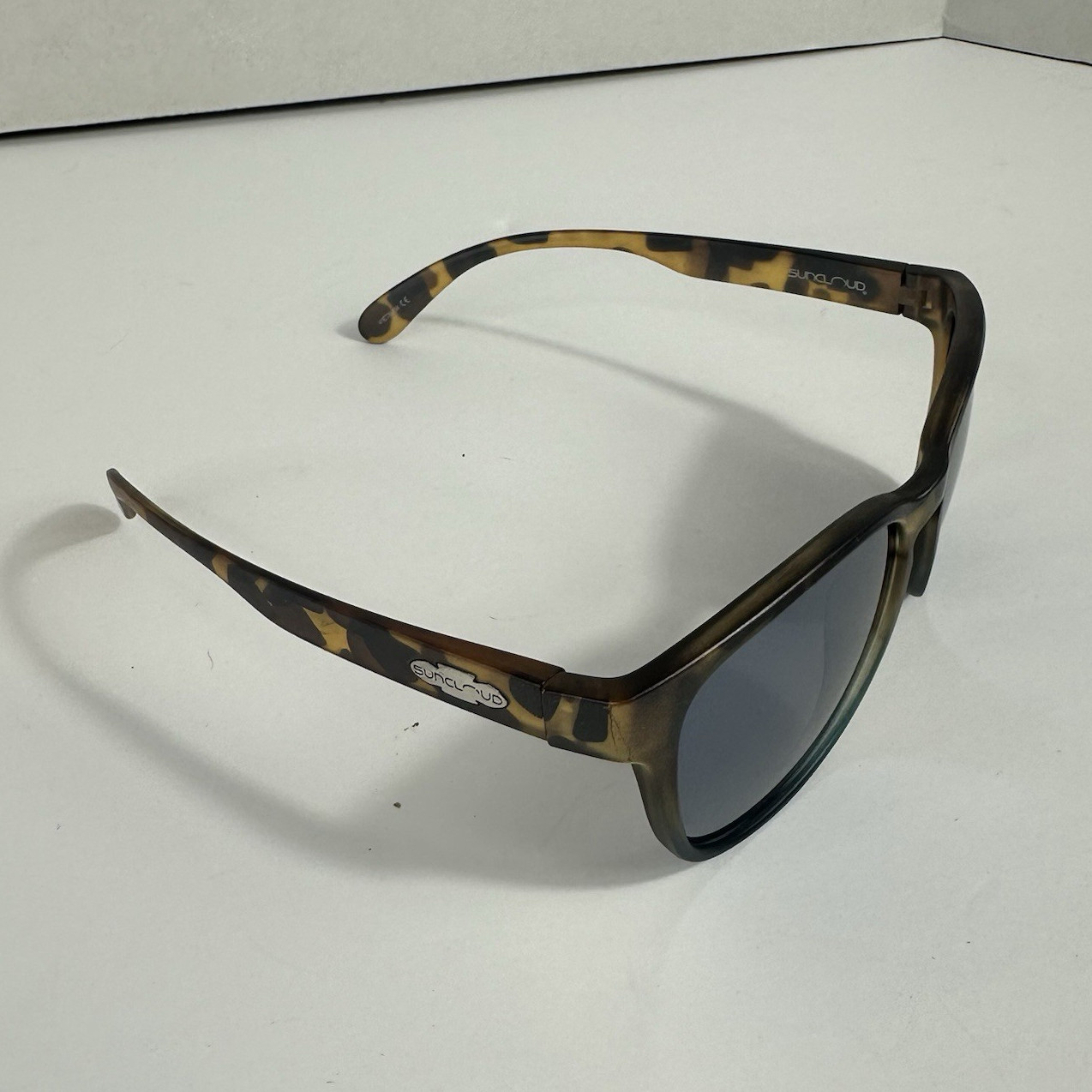 Suncloud LOVESEAT Polarized Tortoise Shell Brown Full Rim Sunglasses Gray Lens