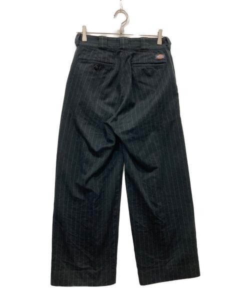 Dickies × MONKEY TIME Striped baggy pants black 254M40MT01