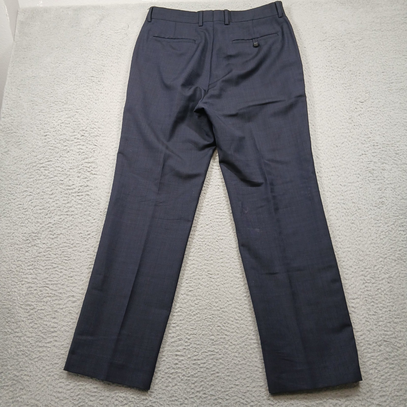 Banana Republic Dress Pants Men’s 33×32 Navy Modern Fit Wool Mohair Italy