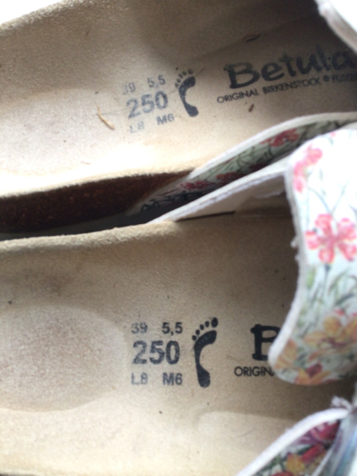 Birkenstock Betula Floral Clog Size 8/ 39