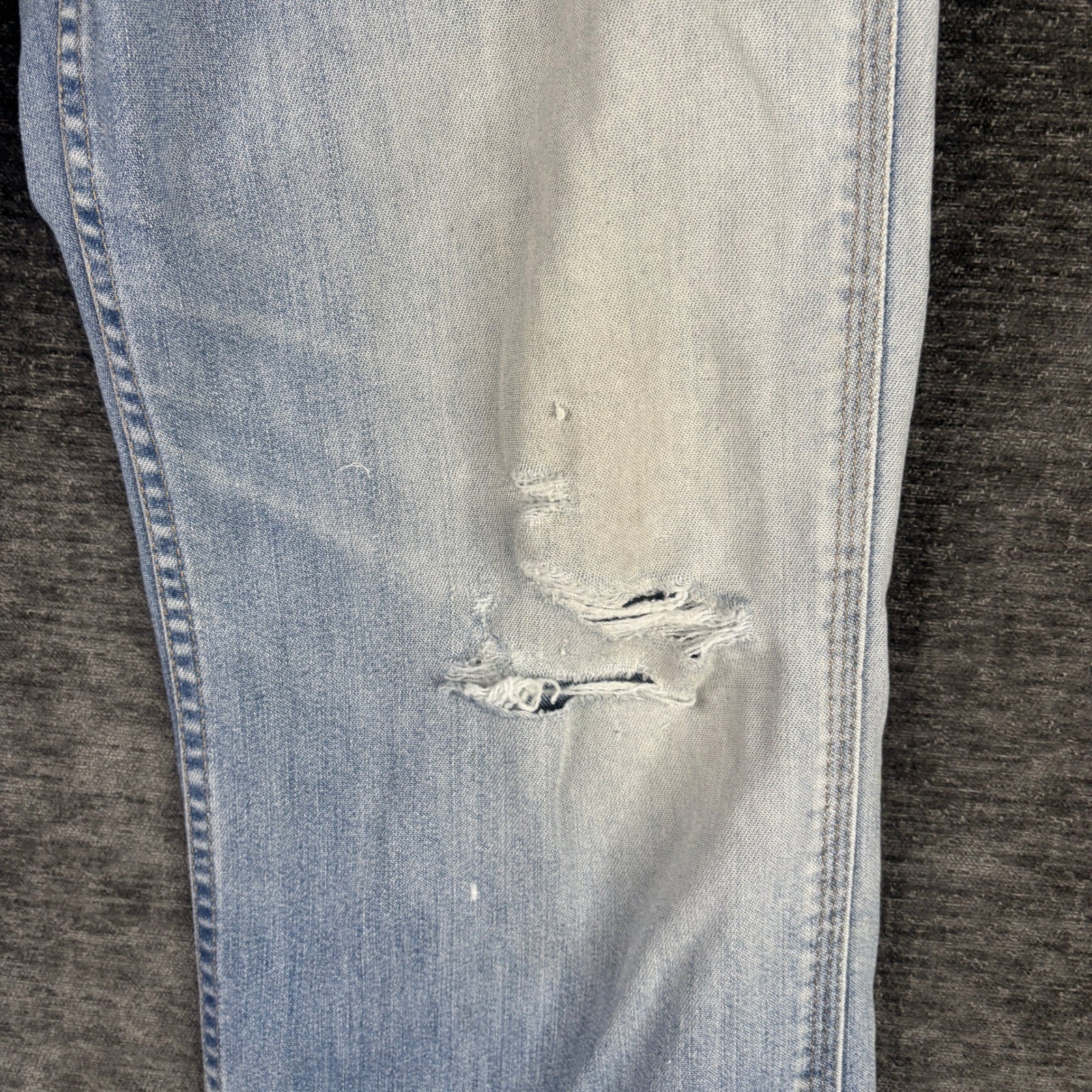 Vintage 80s Levi’s 567 Bell Bottom Orange Tab Flare Jeans 34×30 Disco Very Soft