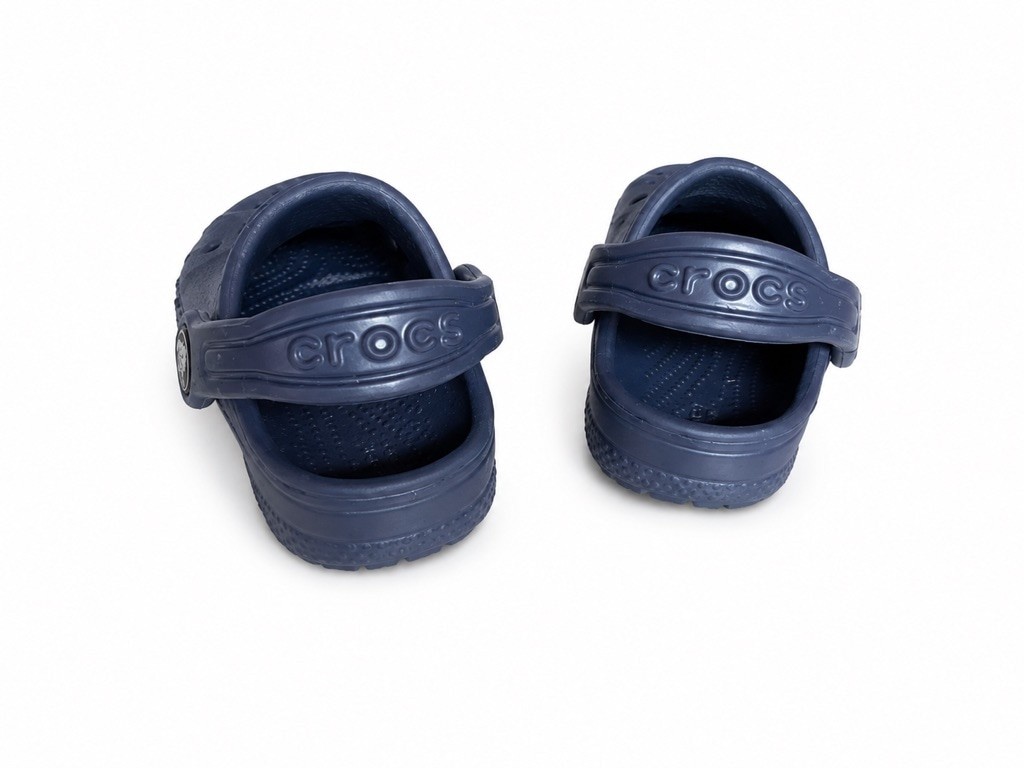 Crocs Baby & Toddler Baya Clogs – Navy Blue | Size 4