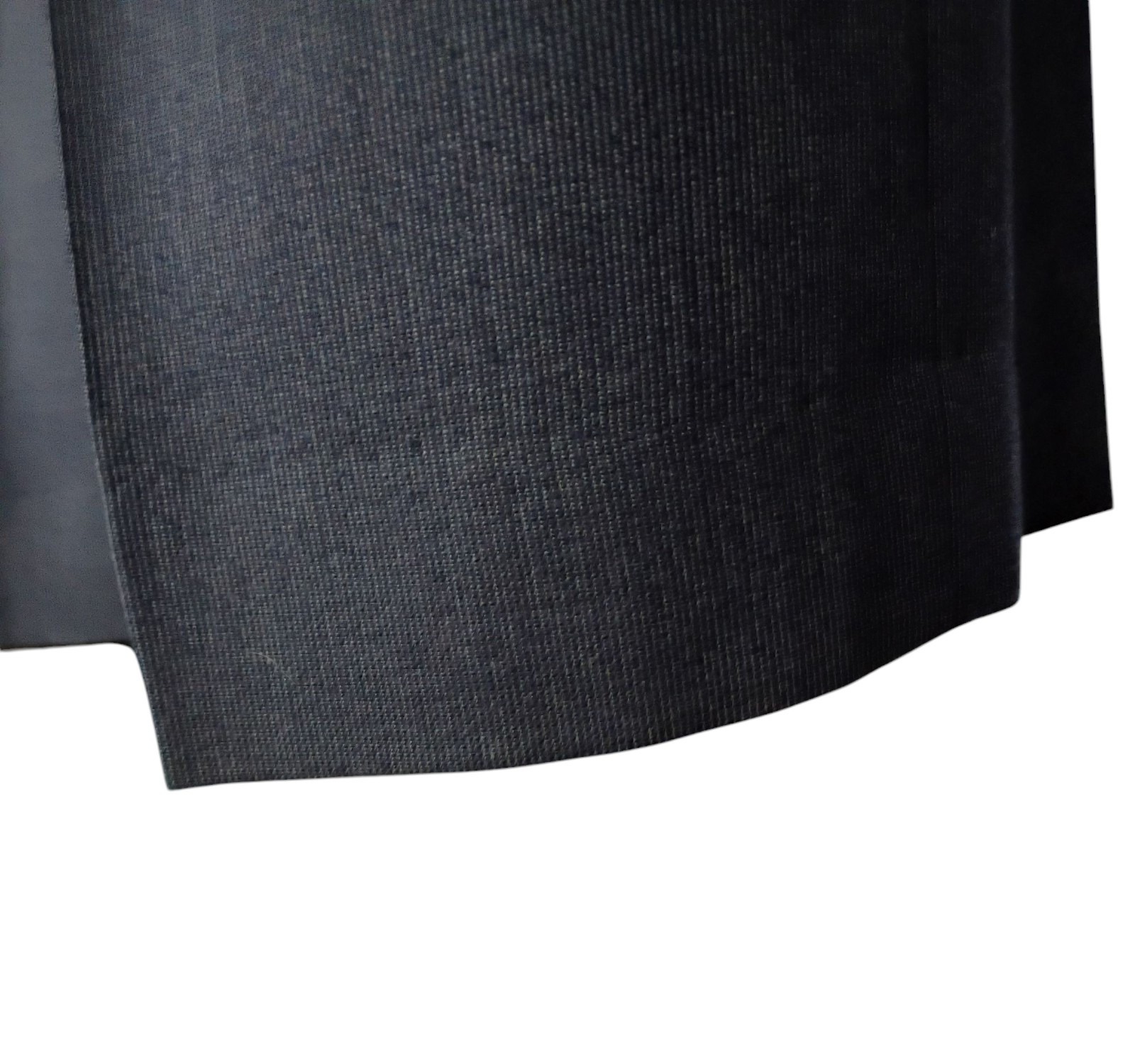 Vintage 90s Royal Guild Bespoke 3 Piece Gray Stripe Wool Suit 48S Portly 44X29