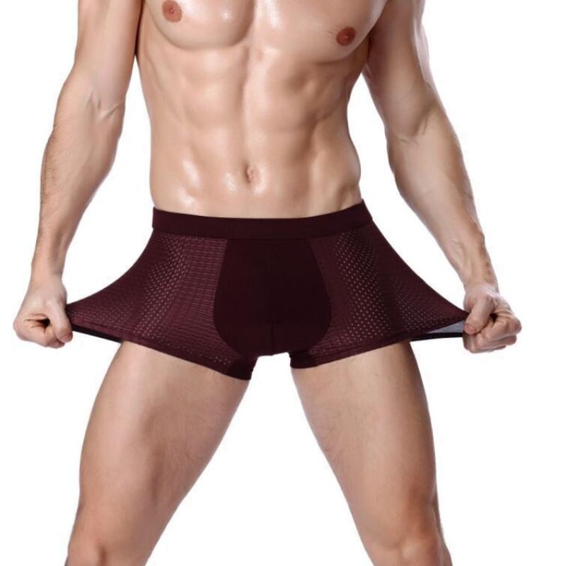 4pcs Boxhero Men’s Underwear Box Hero Boxer Briefs Shorts Built-in & 3D Pouch