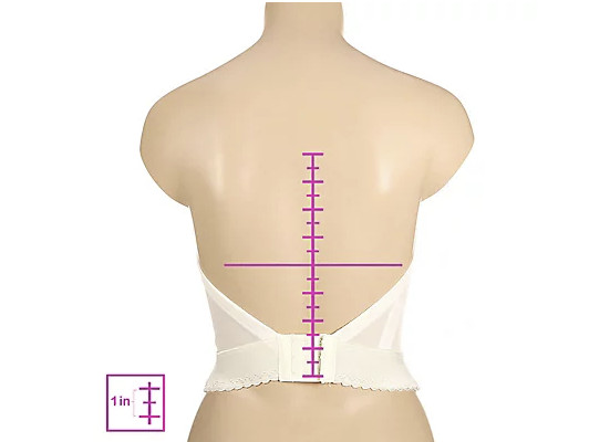 Carnival Women Invisible Plunge Longline Bra Ivory Size 38B