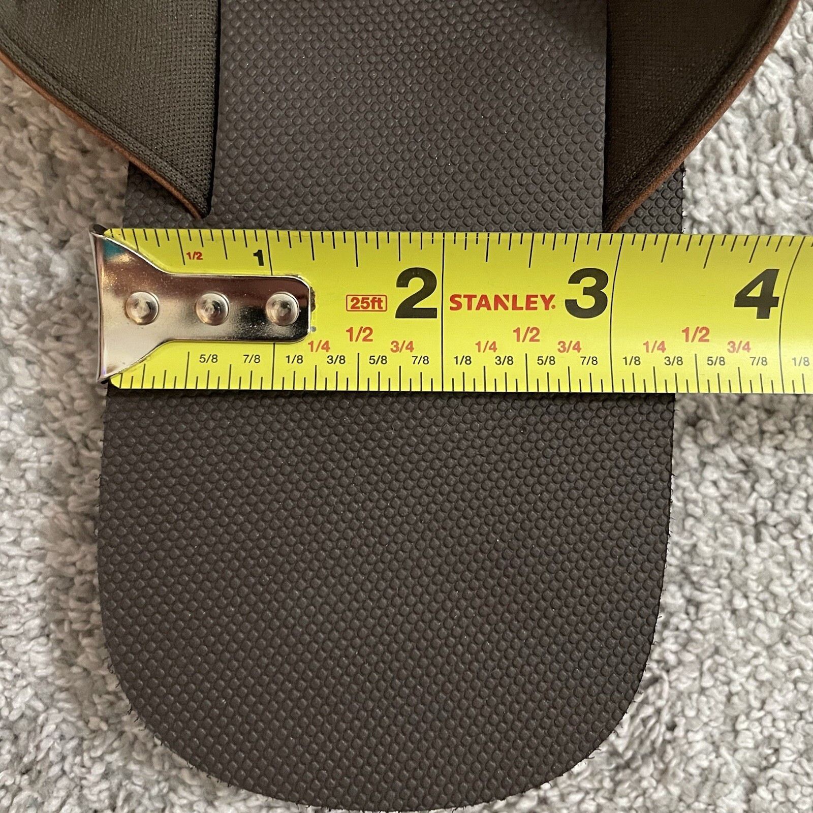 New Bioworld Men’s Size LG Brown Man Made Materials Flip Flops