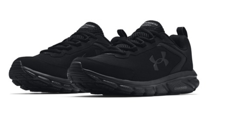 Under Armour UA Charged Assert 9 Men Running Shoes Size 13 – Black