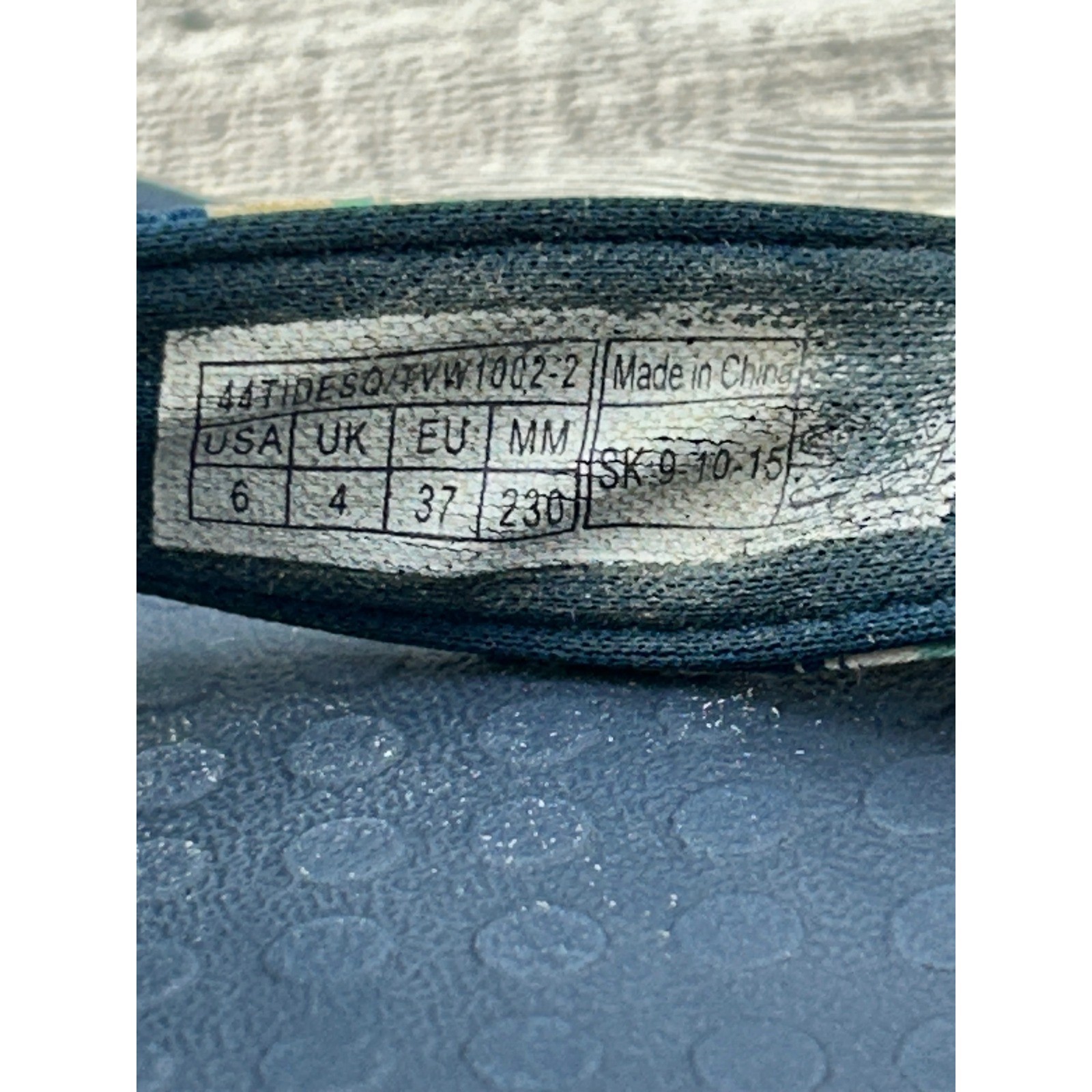 Vionic Tide Sequins Navy Blue Mint Orthotic Thong Sandals Women Size 6 44TIDESQ
