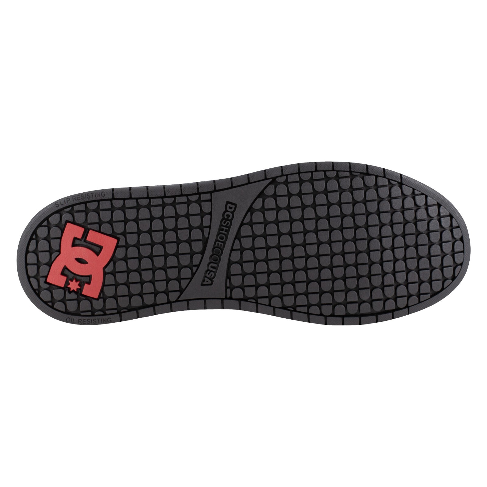 DC COURT GRAFFIK MEN’S BLACK/RED WORK SHOE BOOTS DC60102 – ALL SIZES – NEW