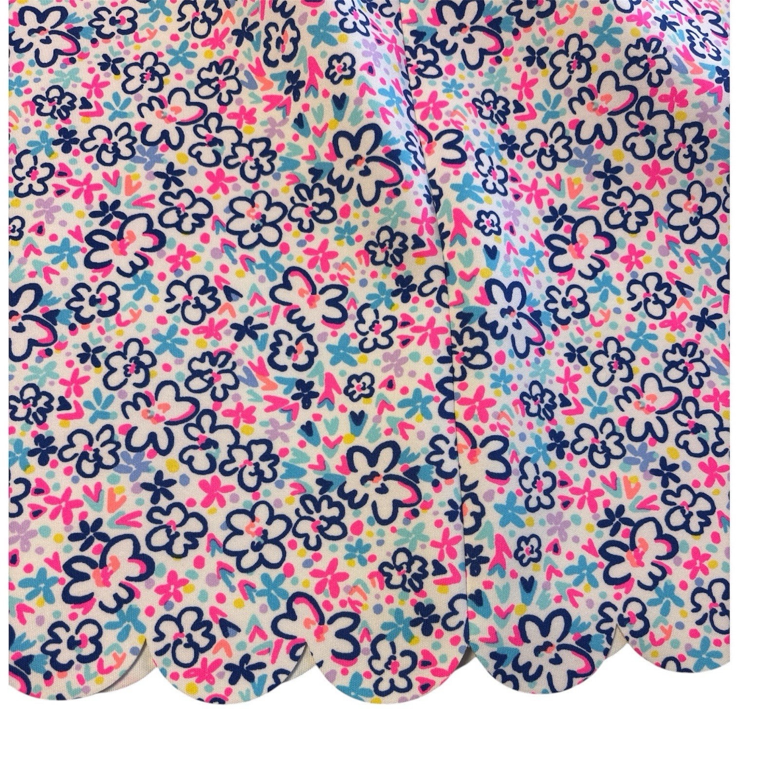 Lilly Pulitzer Girls Floral Halter Sheath Dress in Pink & BlueSz/16 Woman/S