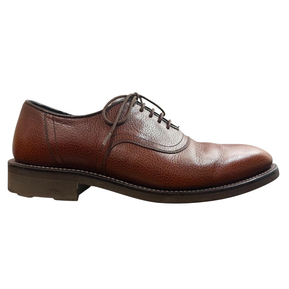 REGAL Leather Plain Toe Lace-Up Business Shoes, 9.3″”, Brown mens USED