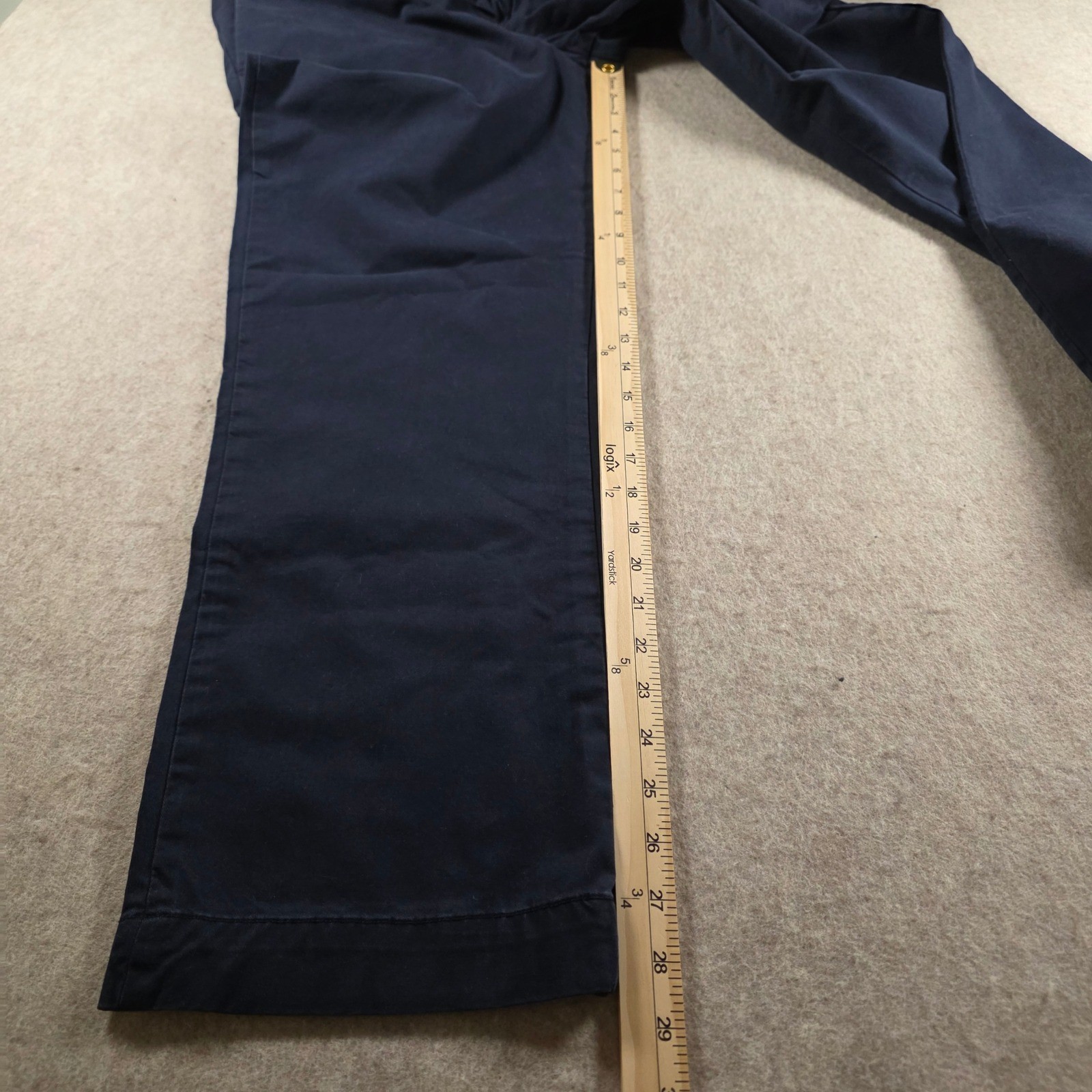Polo Ralph Lauren Mens Navy Blue Stretch Classic Fit Chino Pants 33×30 RN41381