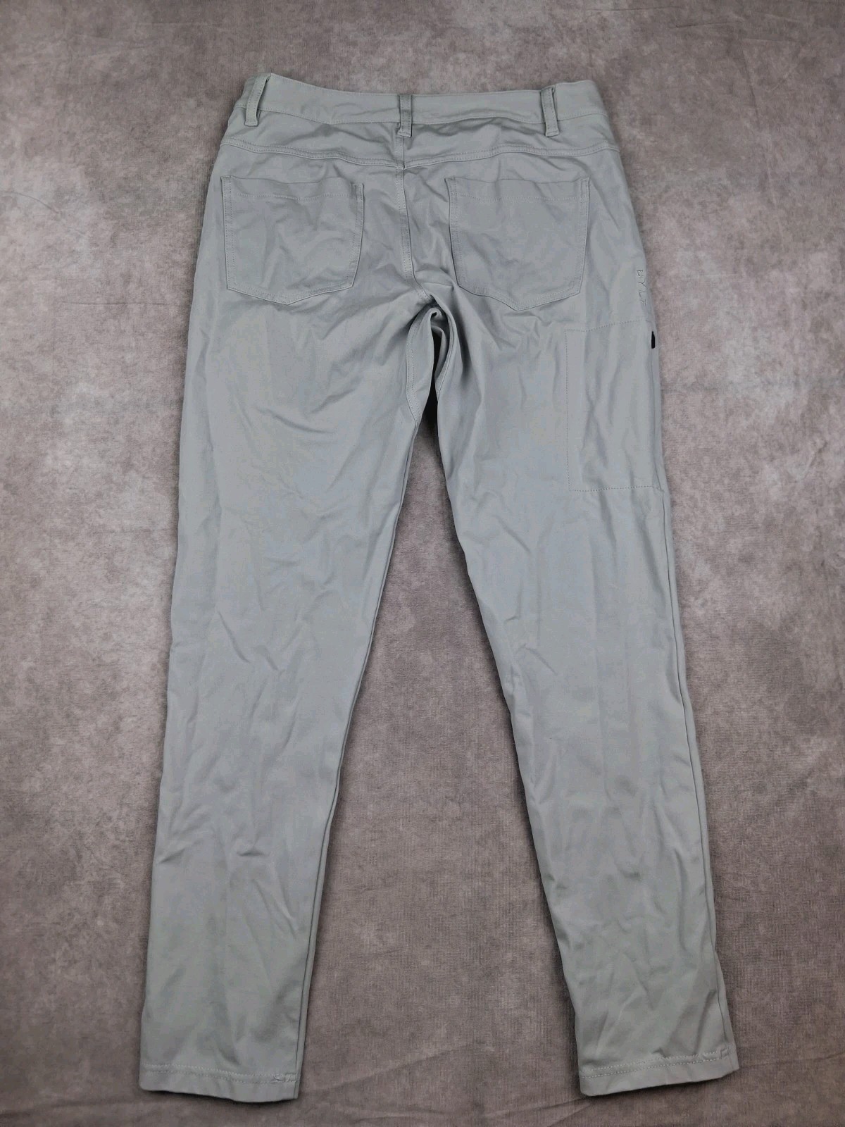 BYLT Everyday Pant 2.0 Mens Small 30×29 Slim Fit Gray Commuter Tech Chino