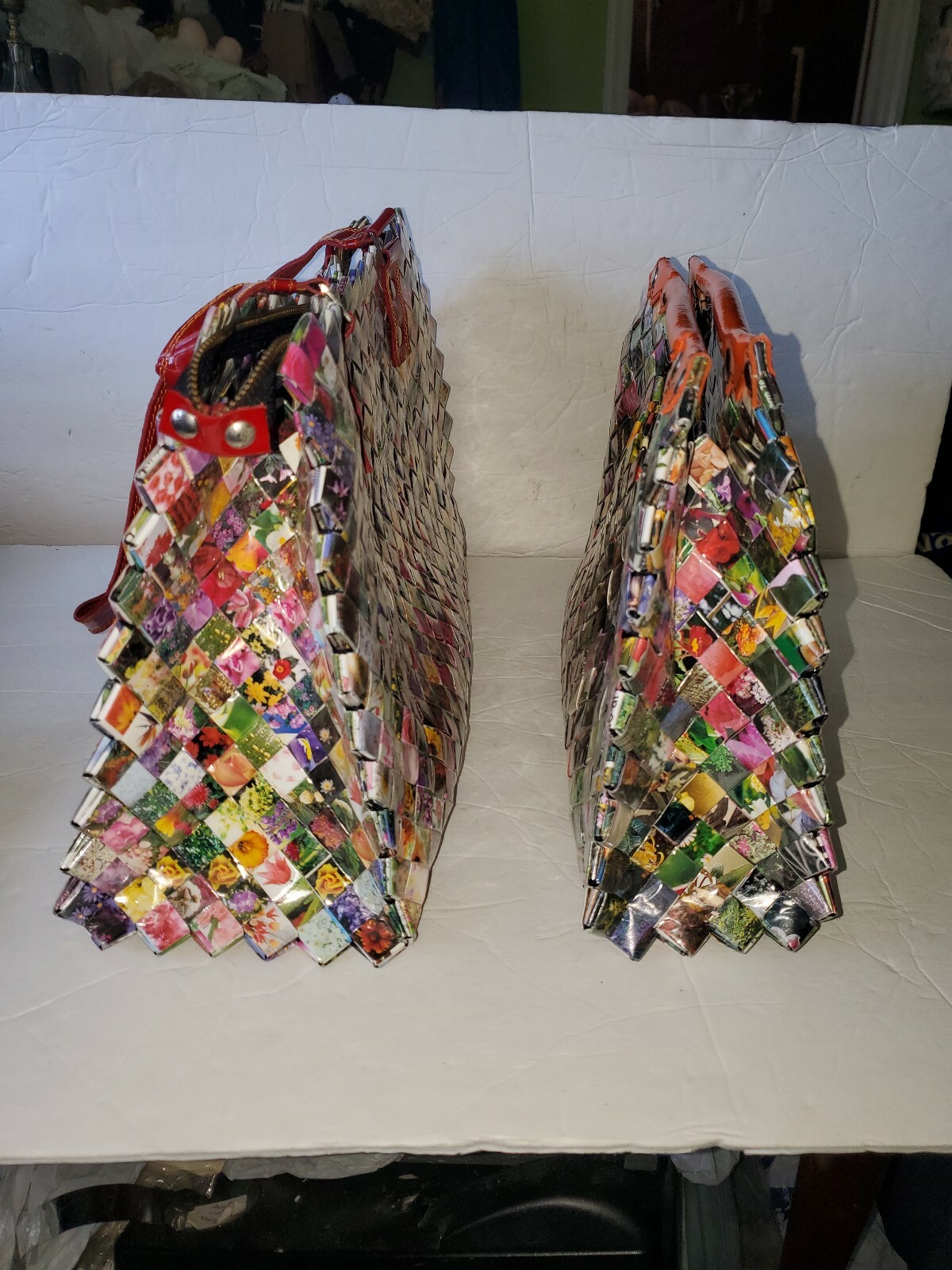 4 NAHUI OLLIN Awesome Group of Bags Day Evening Wristlet Floral Hard to Find