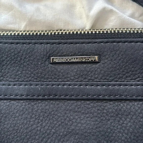 New Rebecca Minkoff Mini MAC Crossbody Black Suede Purse