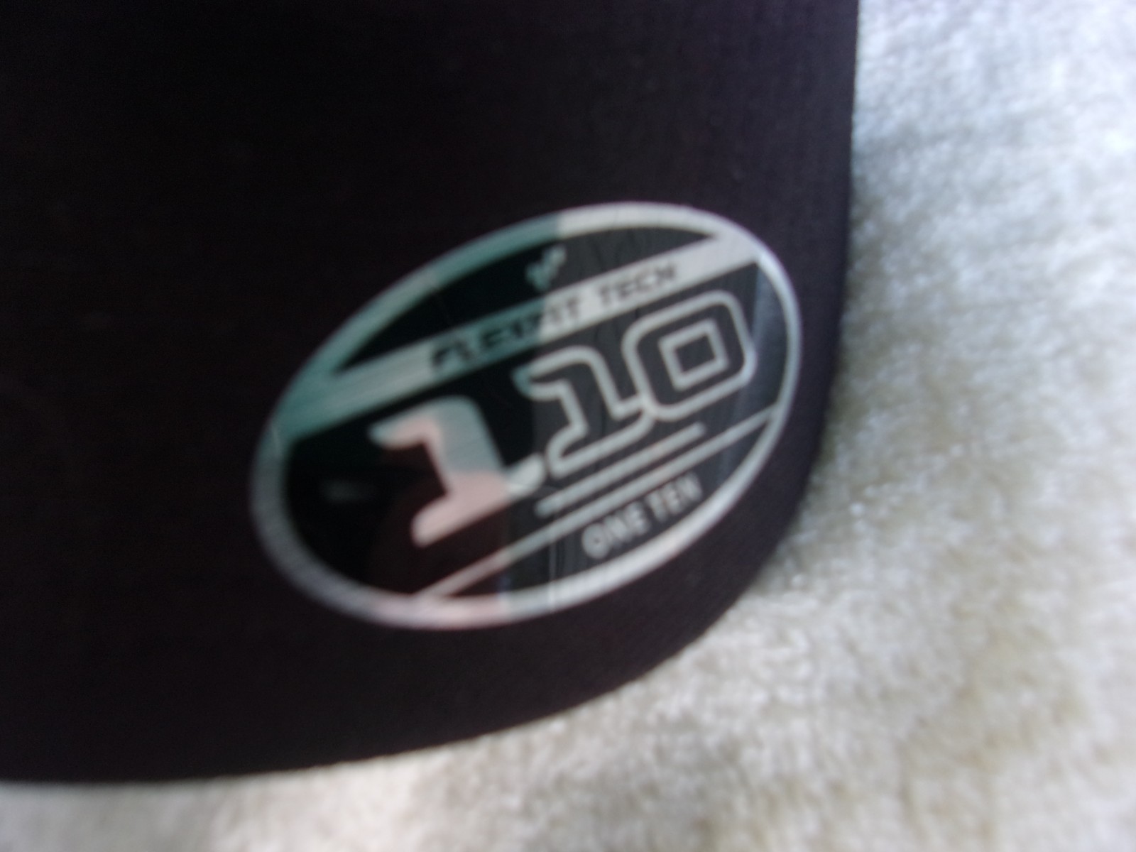 NWT Travis Mathew flexfit tech one ten hat, state of GA logo, OSFM, blend, black