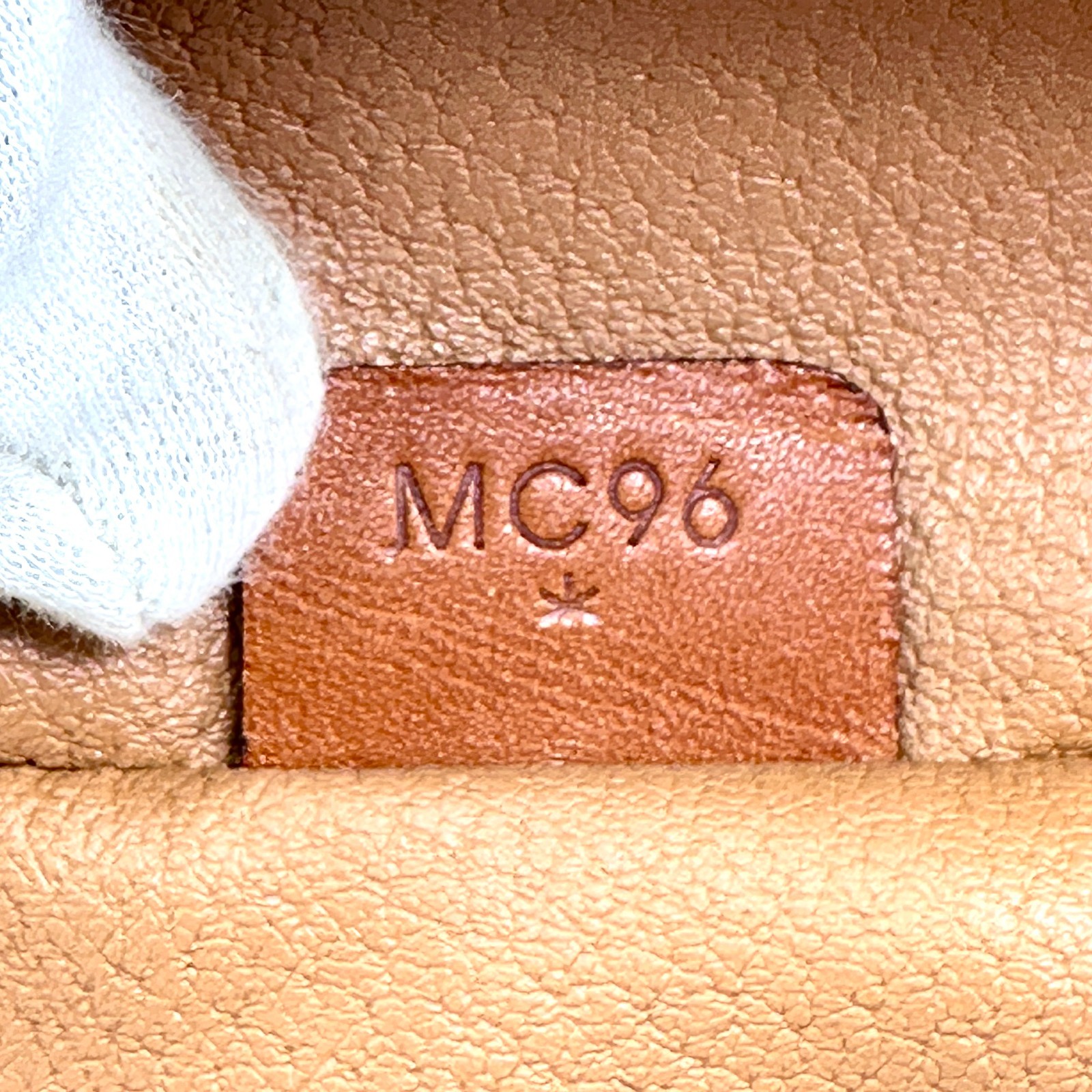 Celine Vanity Bag Macadam Leather Brown Authentic