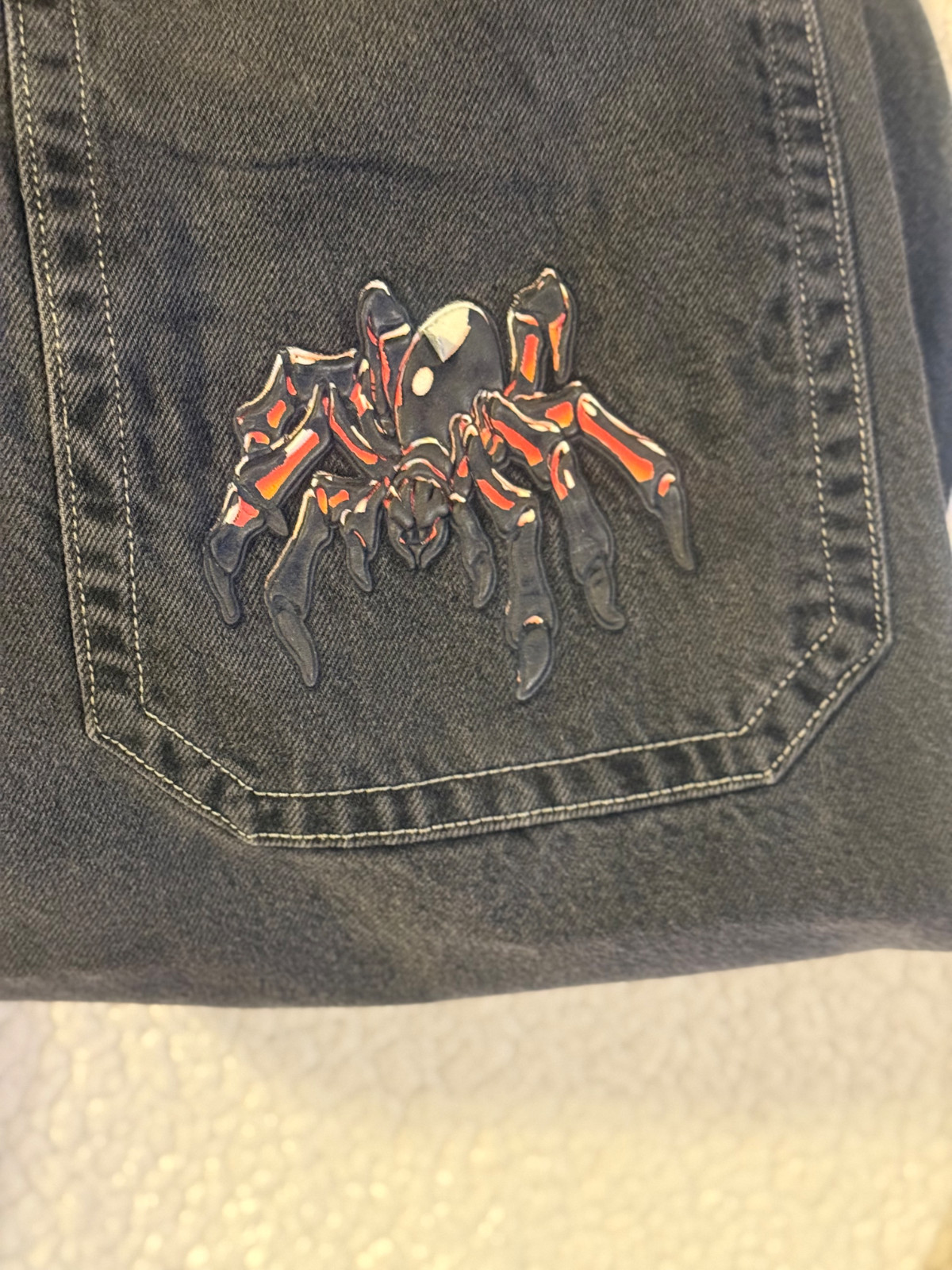 JNCO Tribals with Black/Orange Spider