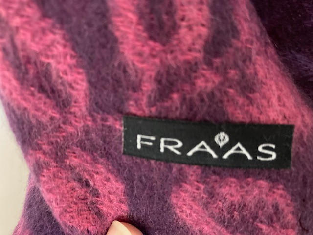 Cashmere 90%/Wool 10% Blend Scarf, 66 in x 12 in, by FRASS