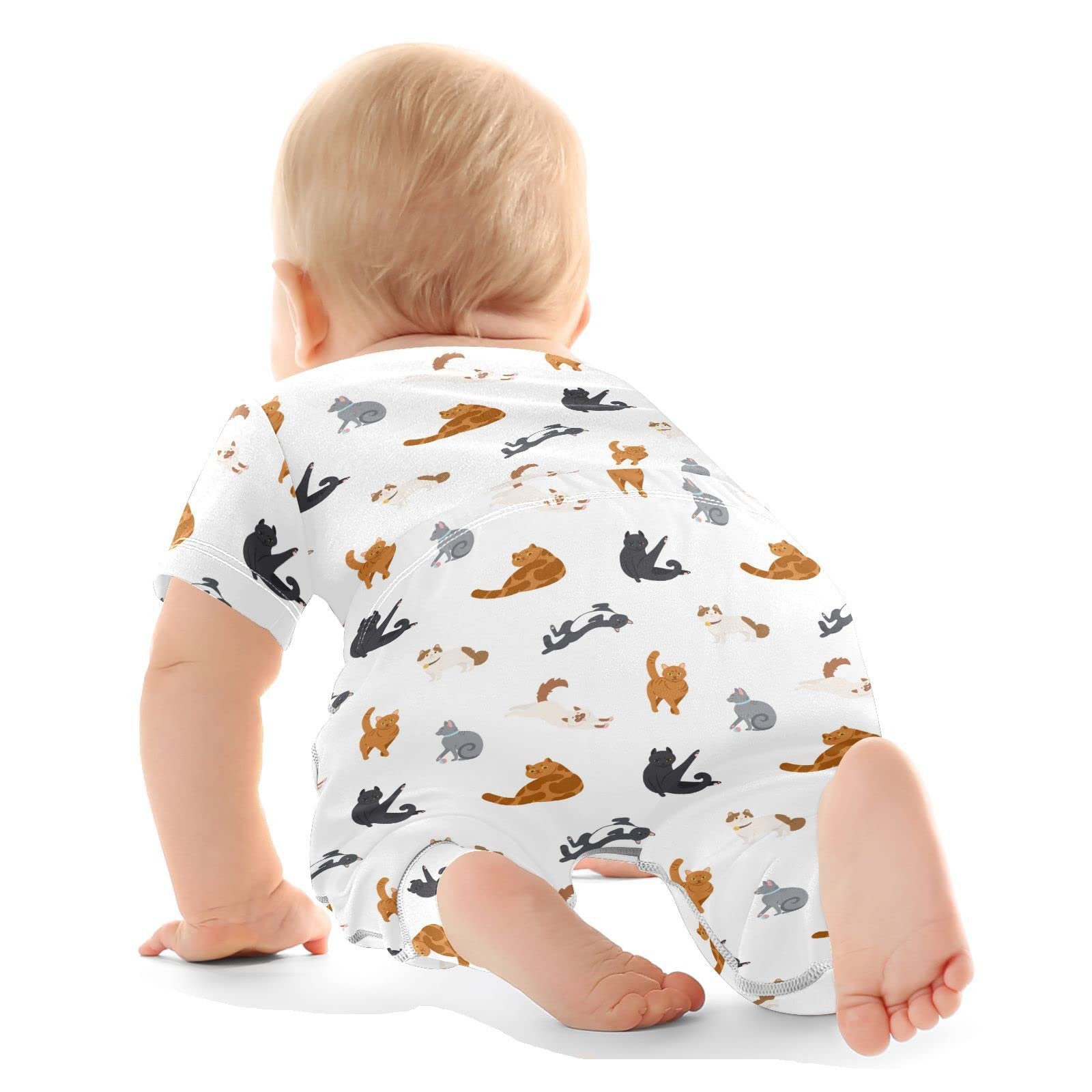 vvfelixl Baby Clothes Set Cats Different Breeds 3-6 Months, Multi19