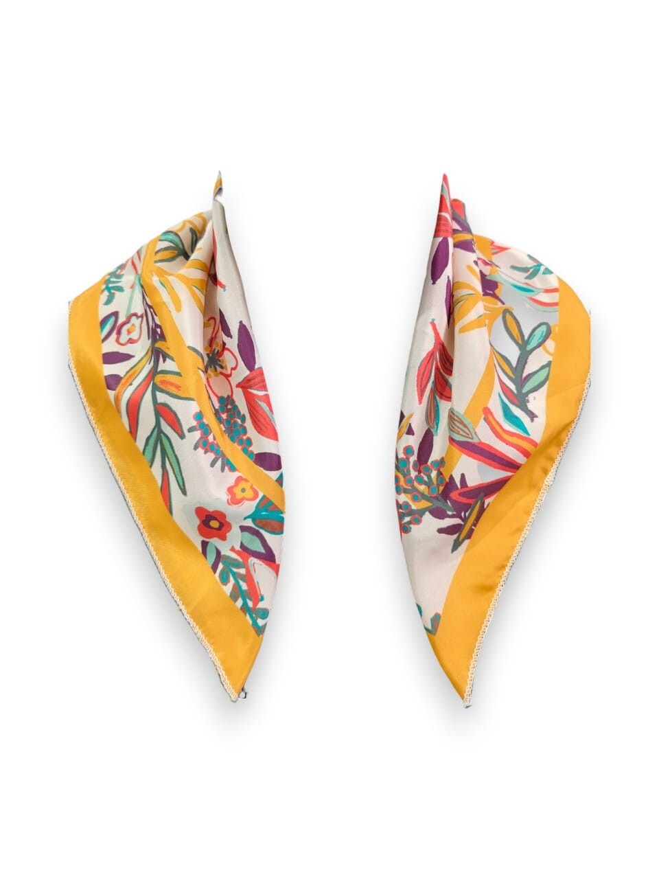 Fashion Small Square Scarf 20″ x 20″ Soft Silk Blend Neck Head Wrap Scarves 25Pc