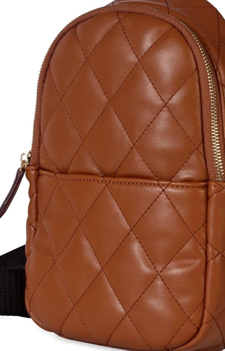 Forever 21 Women’s Quilted Sling with adjustable crossbody strap