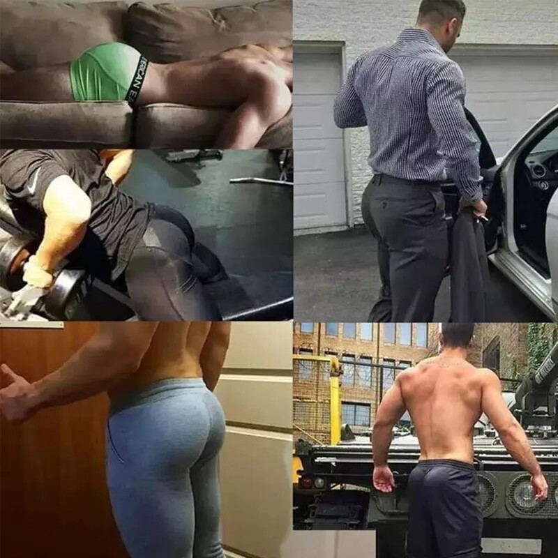 Men Padded Butt Hips Enhancer Body Shaper Panties Fake Ass Underwear Briefs US