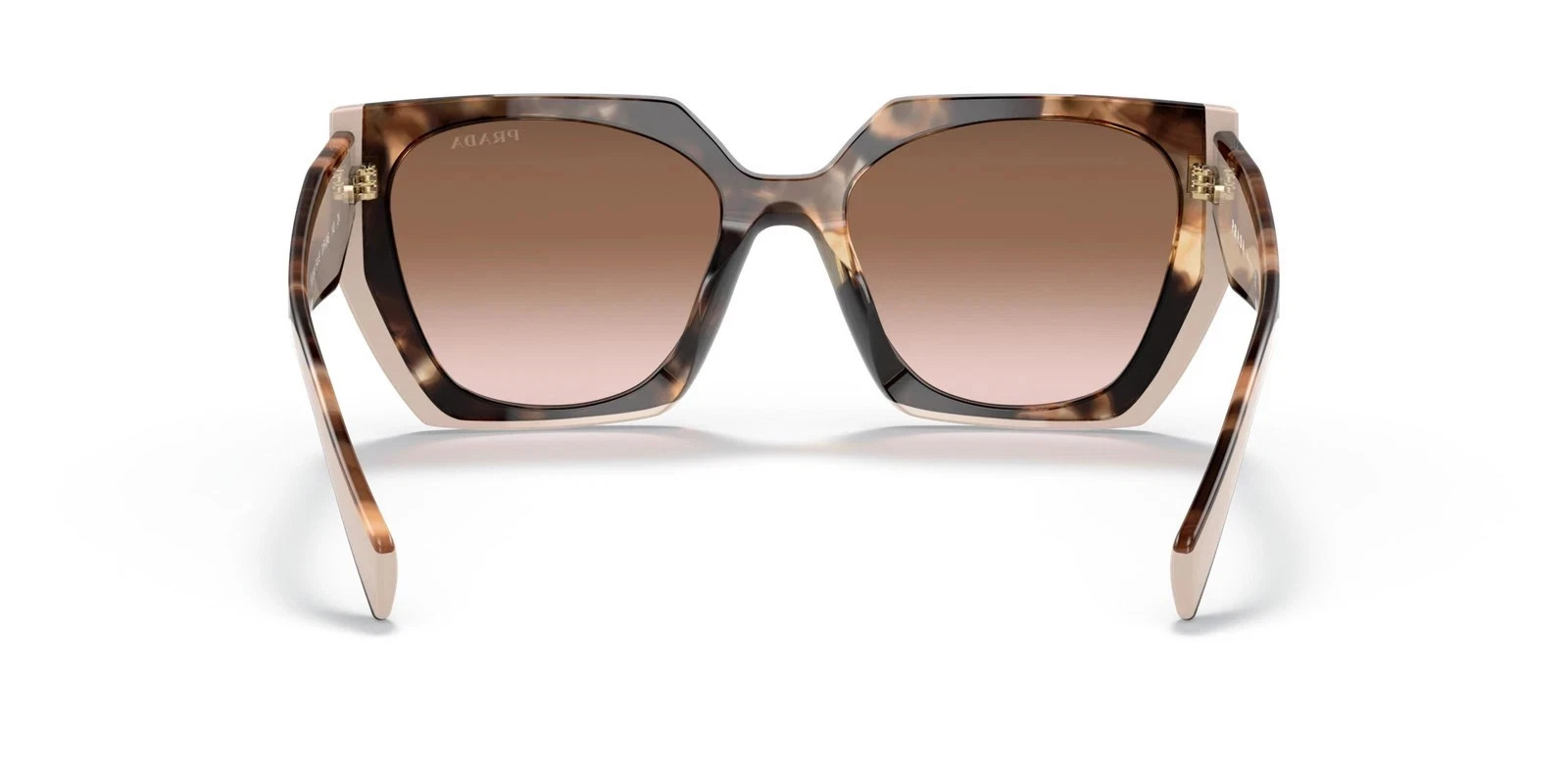 PRADA PR 15WS 01R0A6 Women’s Sunglasses Tortoise Caramel Powder Brown Gradient