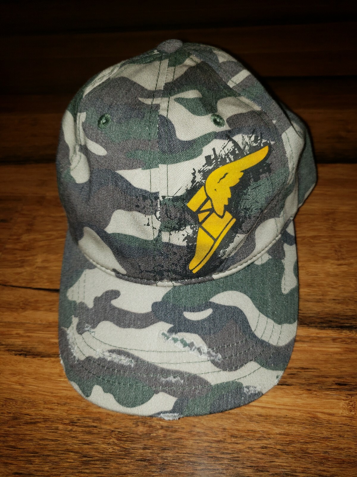 Good Year Logo Adjustable Camo Hat Camouflage.