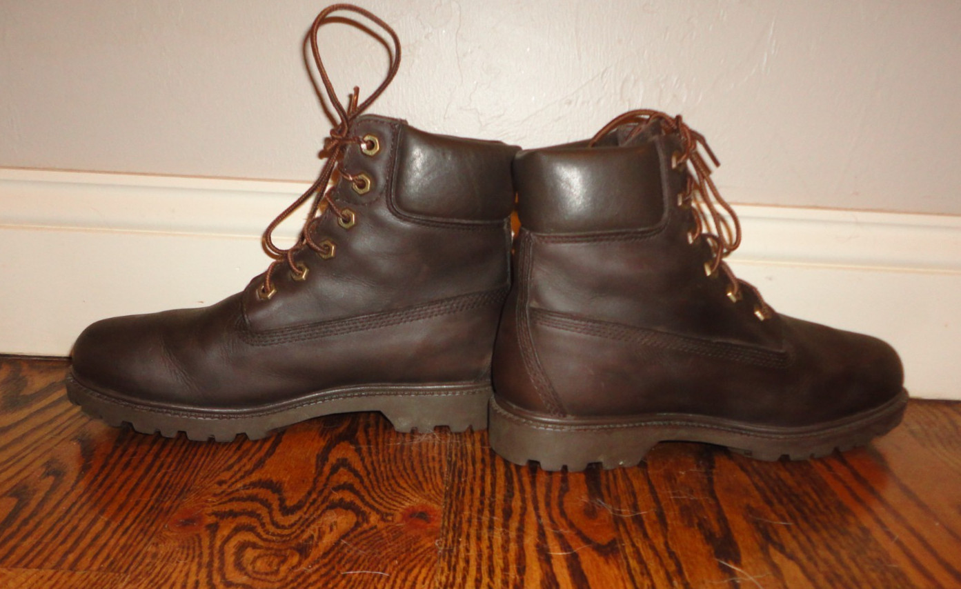 TIMBERLAND Women’s Vintage “Waterville” Brown Leather Hiking Boots Size 7.5