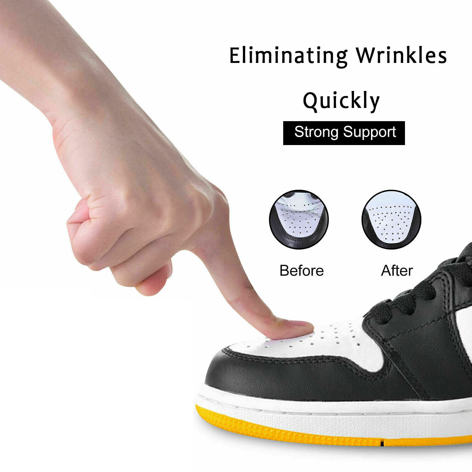 1/3/5 Pairs Shoes Creasing Protector Care Repair Anti Force Fields Shoe Cover
