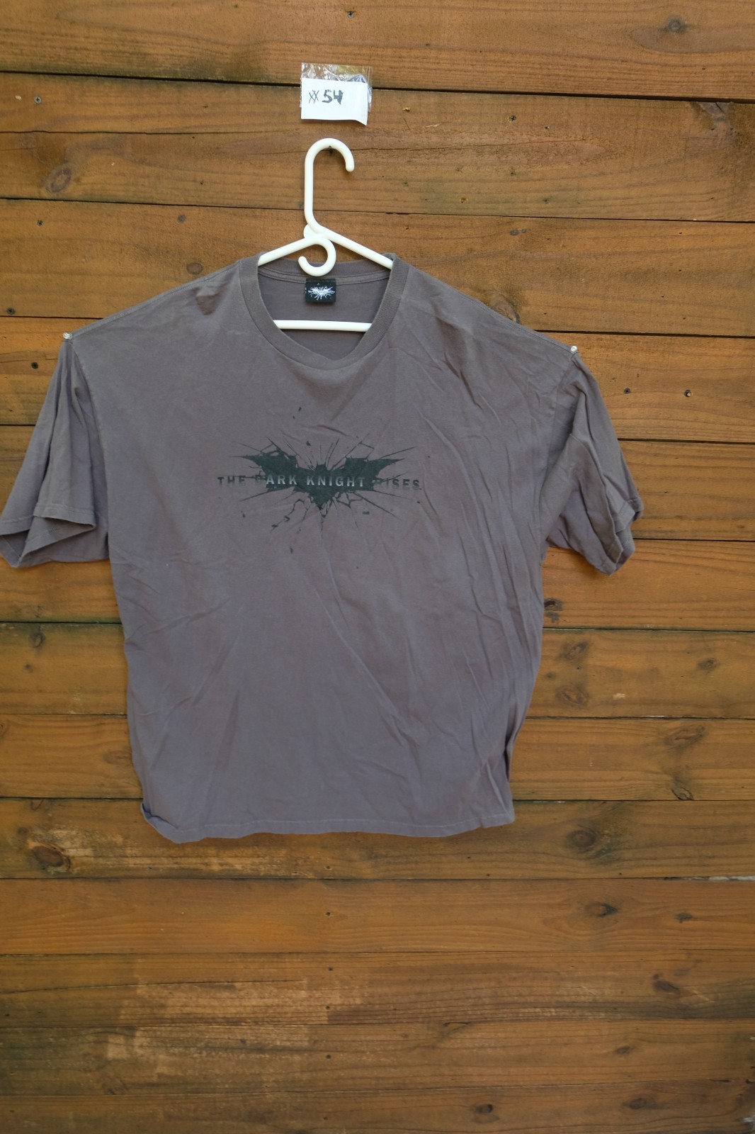 Vintage DARK KNIGHT RISES/SCRATCHED LOGO 2XL #54:3