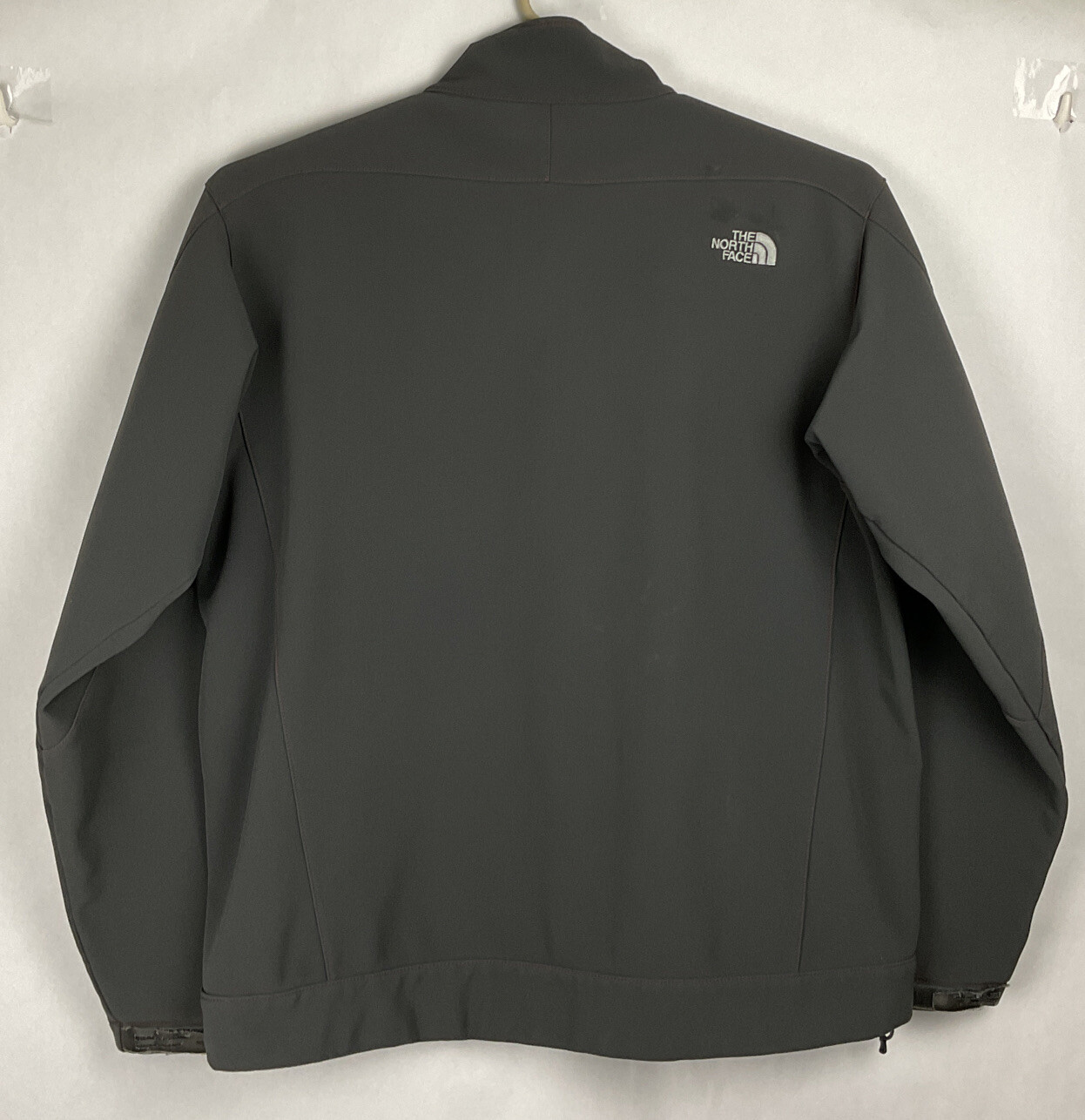 The North Face Mens Apex Elbrus Full Zip Jacket XL Gray 7 Summits Nylon/Poly EUC