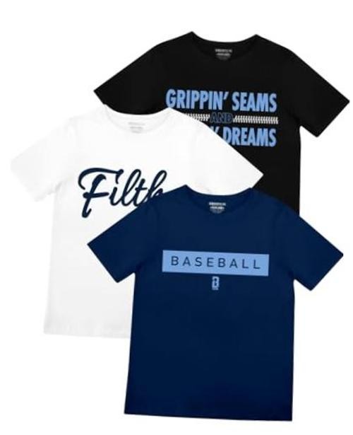 Filthy Youth T-Shirt Bundle for Boys Sizes Youth S-XL Small