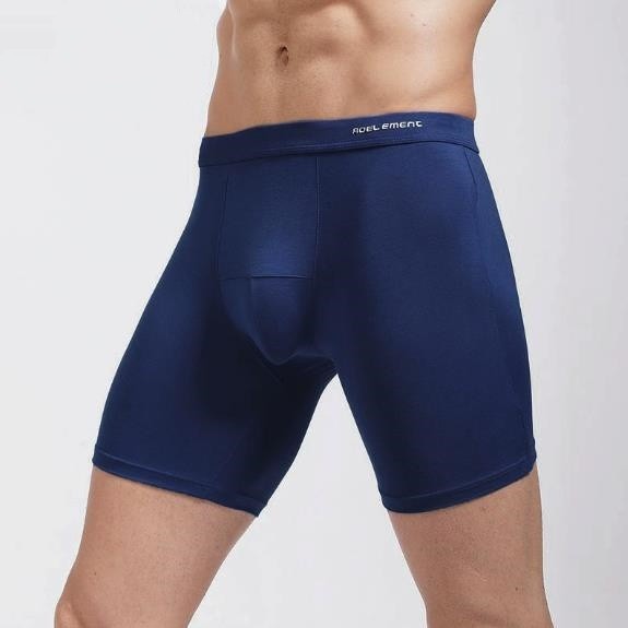 Mens Comfortable Breathable Running Speed Dry Bulge Pouch Boxer Briefs Shorts
