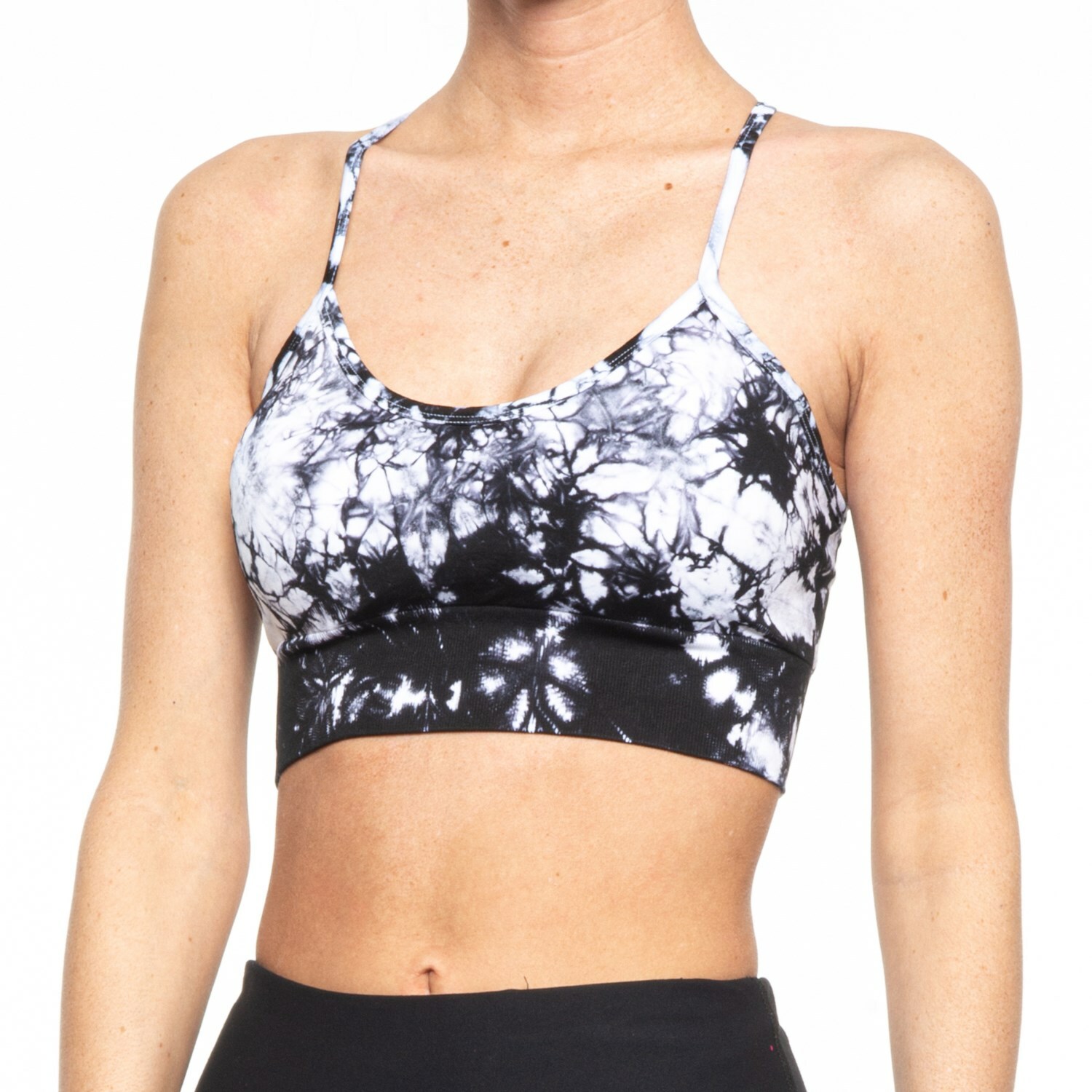Padded 2 Pack Medium Impact Seamless Sports Bra Active Wear-Work Out Gym & yoga-
