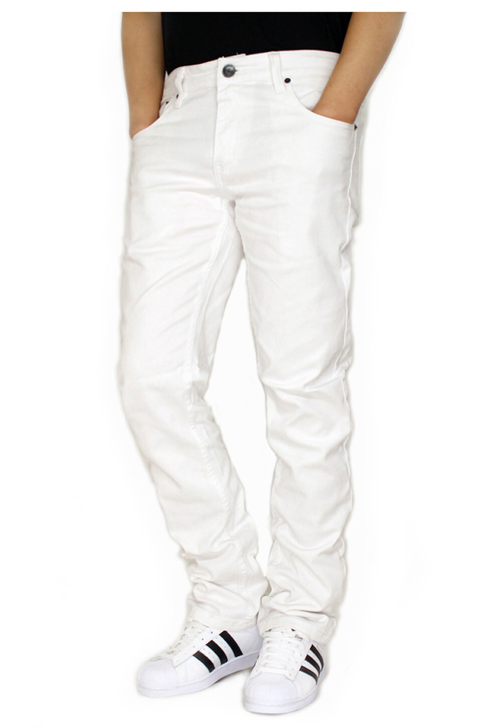 MEN’S TWILL STRETCH SKINNY JEANS VICTORIOUS – 30/32/34 LENGTH AVAILABLE