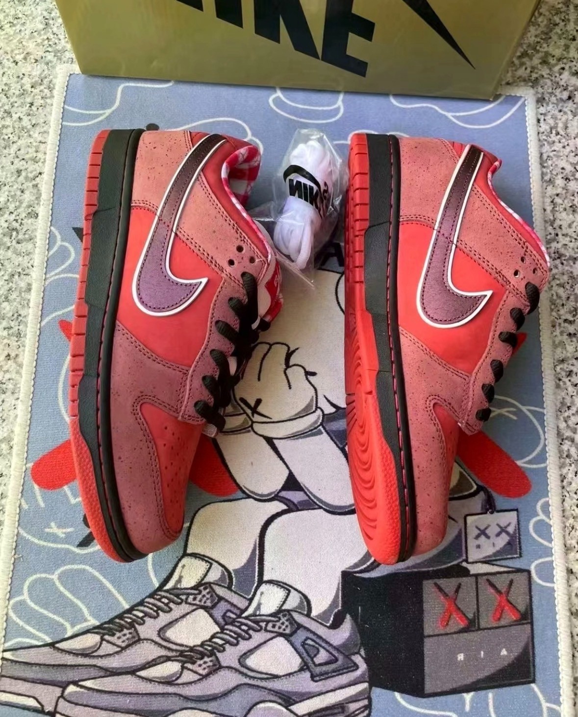 NEW Nike SB Dunk Low Concepts Red Lobster 313170-661