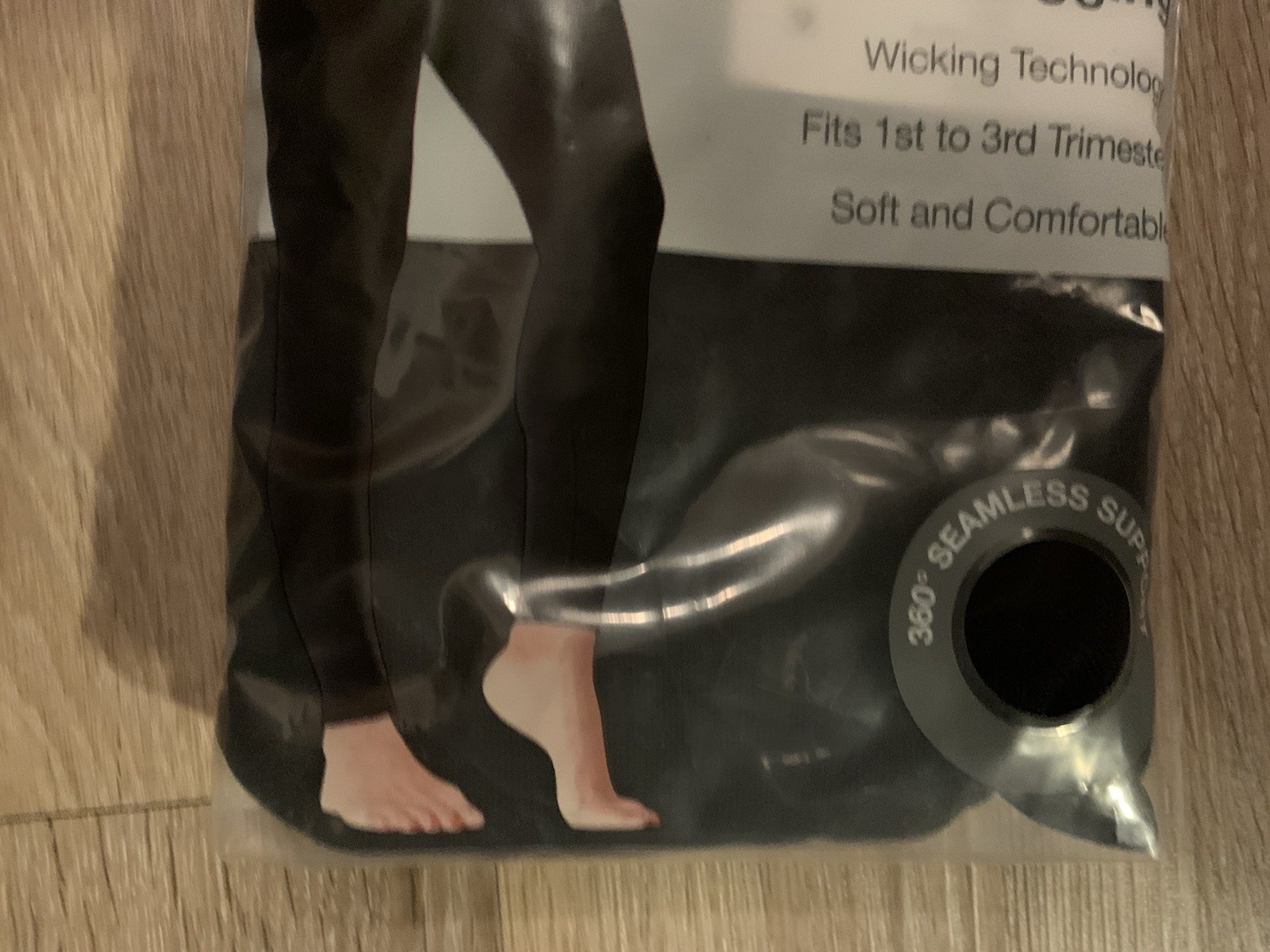 Time And Tru Black Maternity Size Medium 8-10 Soft & Comfortable Legging