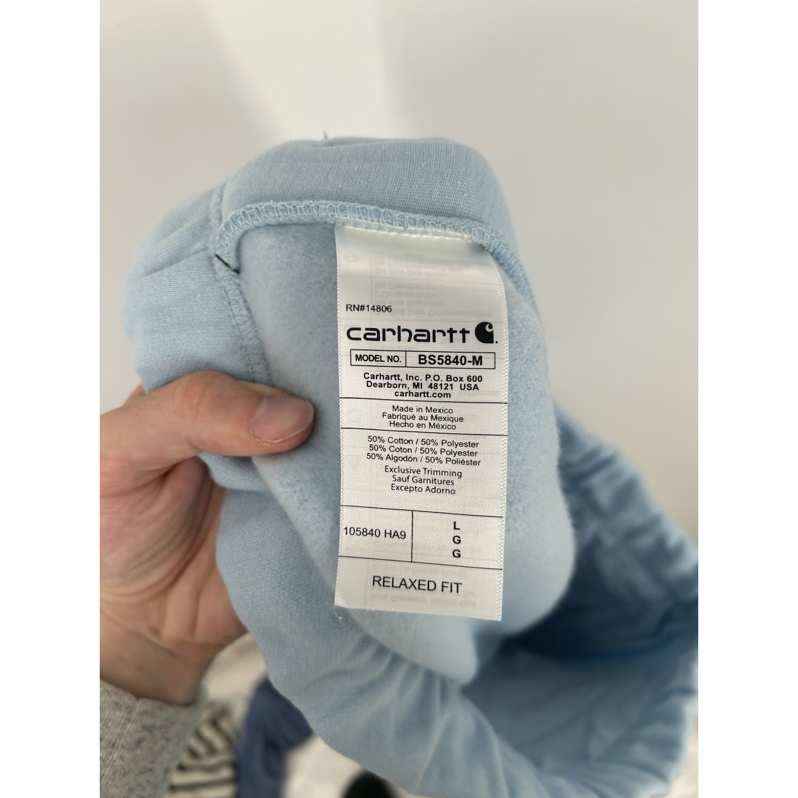 Carhartt Relaxed Fit Midweight Fleece Shorts Sweat 9″ Inch Inseam BS5840-M Large
