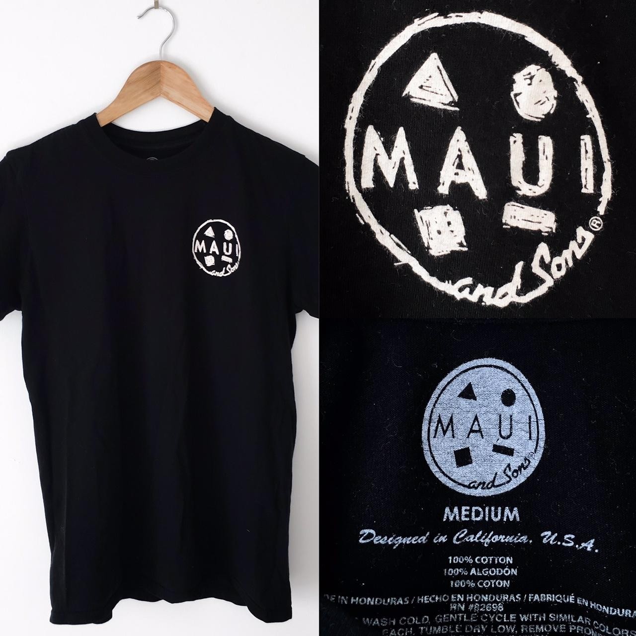 Retro Maui & Sons Original Surf Co. Hawaii Shark Medium T-Shirt