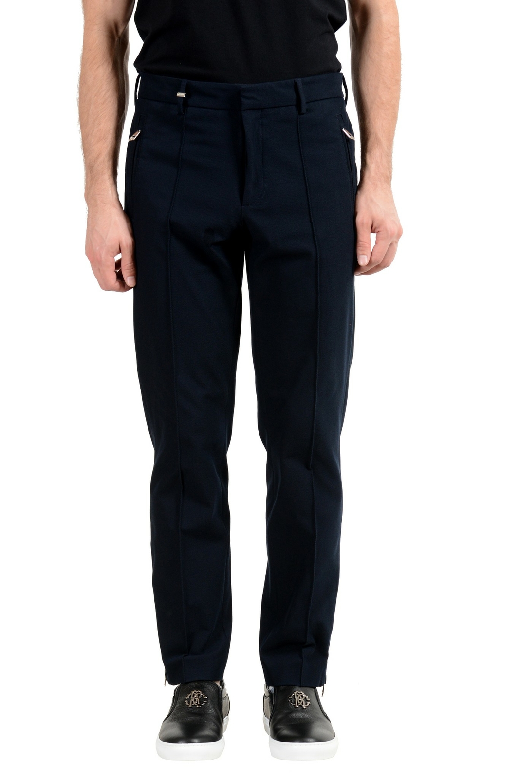 Versace Collection Men’s Navy Blue Casual Pants Size 30 32 34 36 38 40