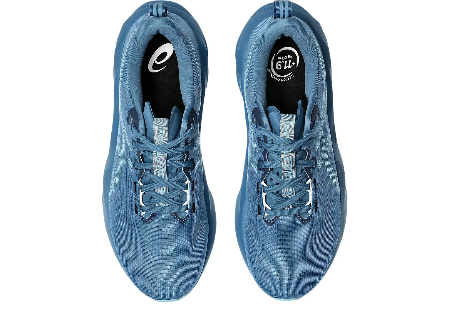 Asics Novablast 5 1011B974-405 Sneakers Mens 12D Winter Sea Running Shoes HAM569