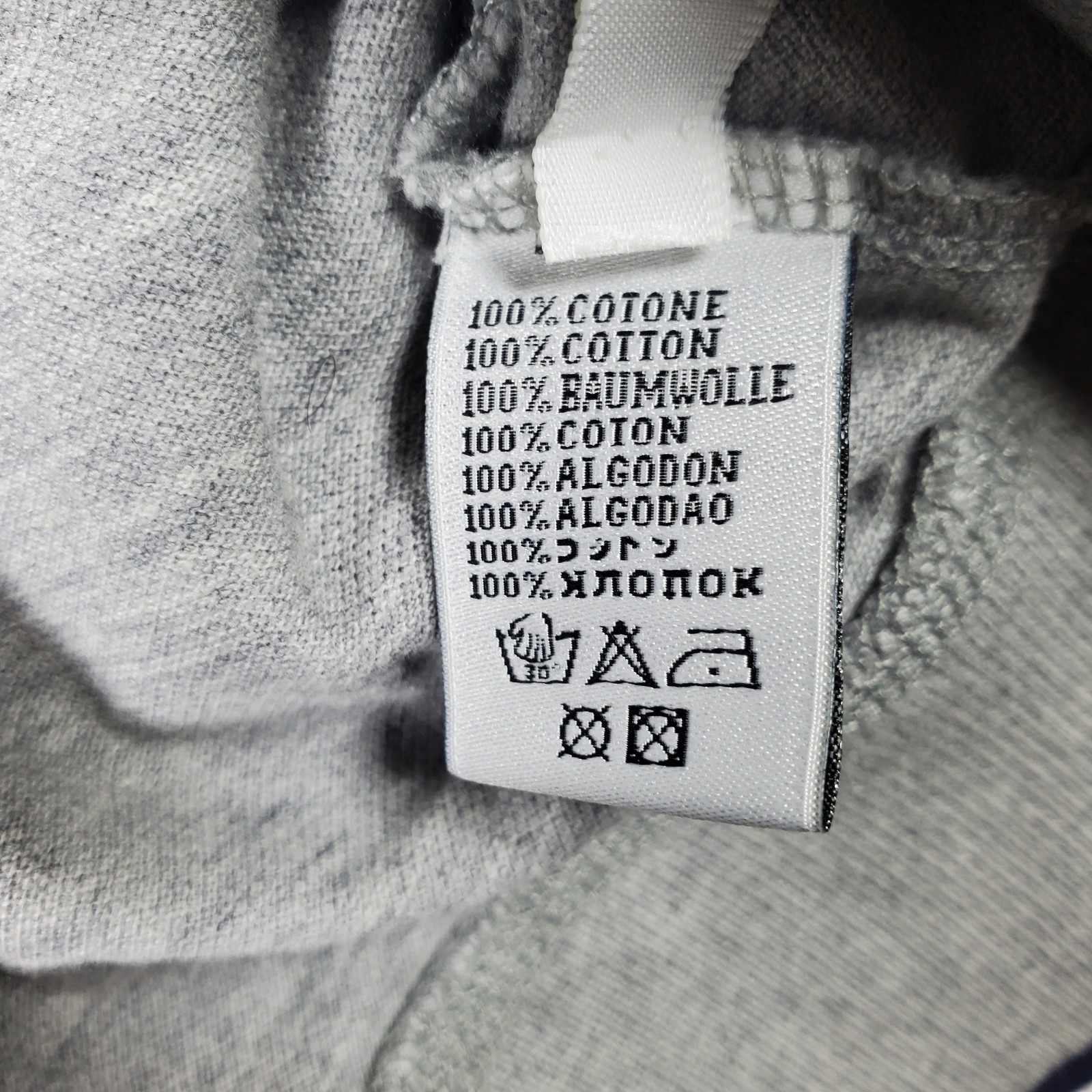Finamore 1925 Gray Front Button Cotton Sweater Elbow Patches Size EU 52
