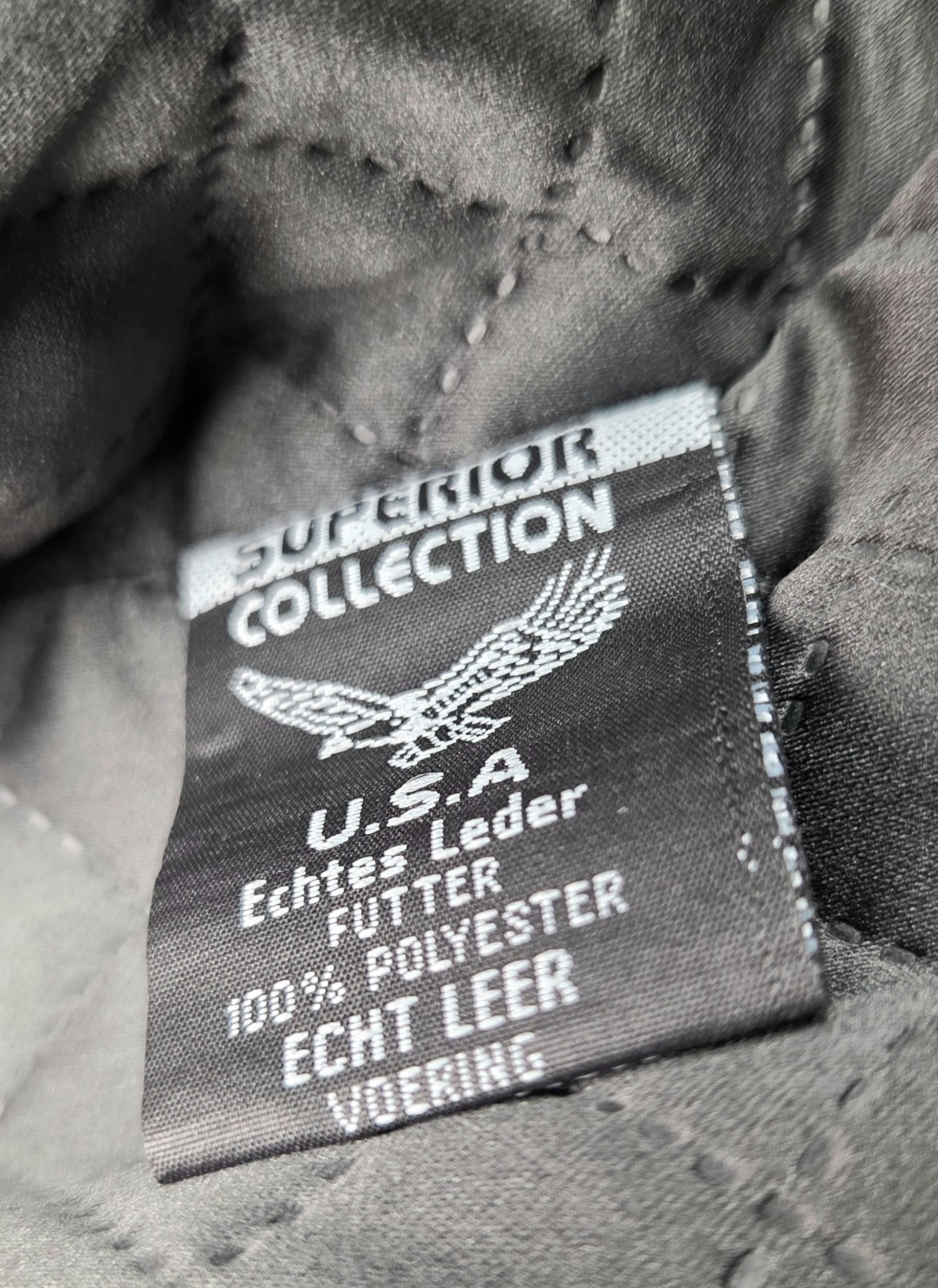 Superior New York Gray Leather Jacket