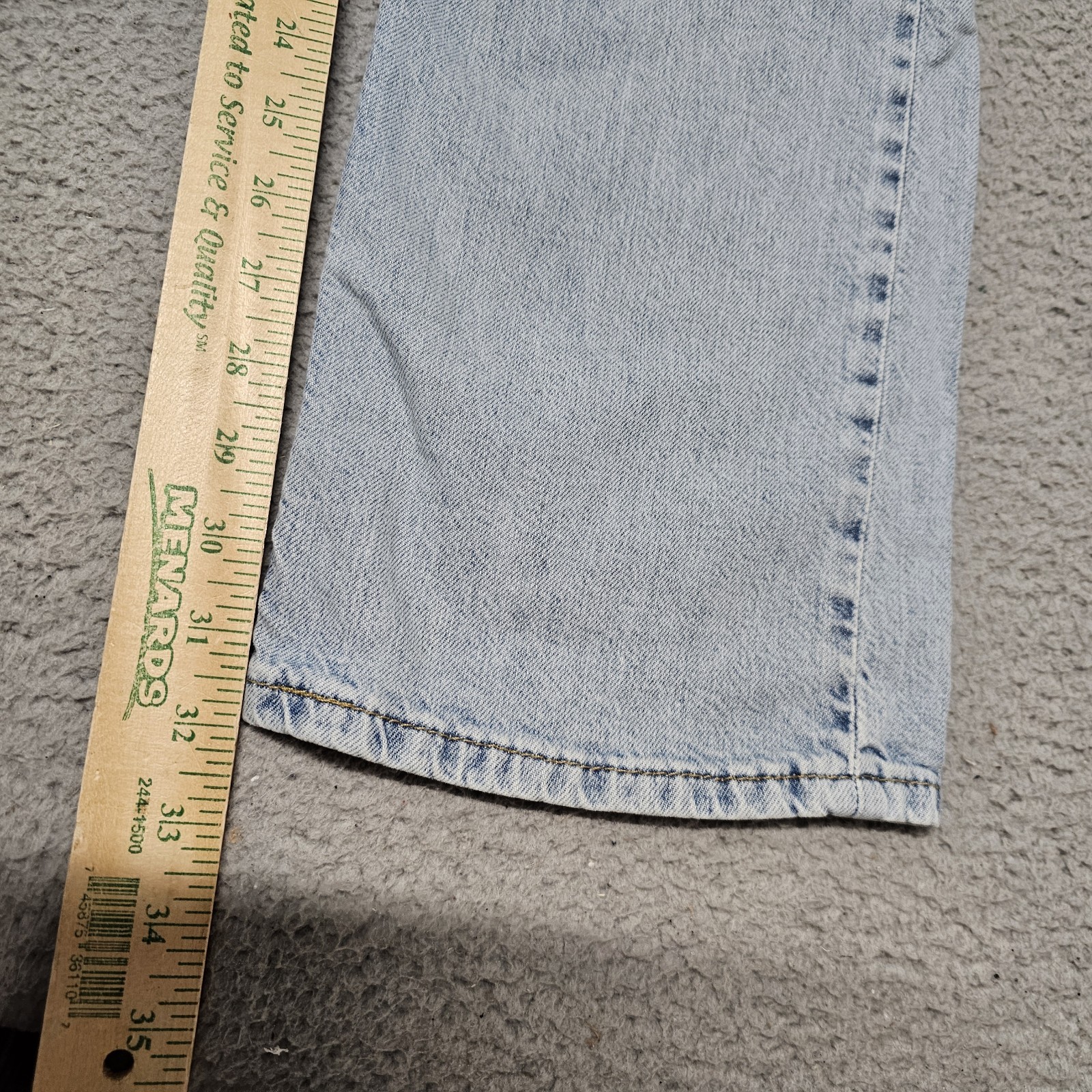 Levi’s 527 Slim Bootcut Jeans Men 32×34 (Fits 32X32) Stretch Light Blue Wash