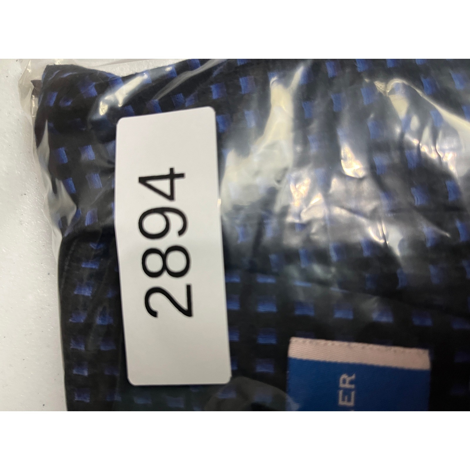 John Miller Mens Executive Active Tailored Cut Long Sleeve Blue Check 41 16 1/4
